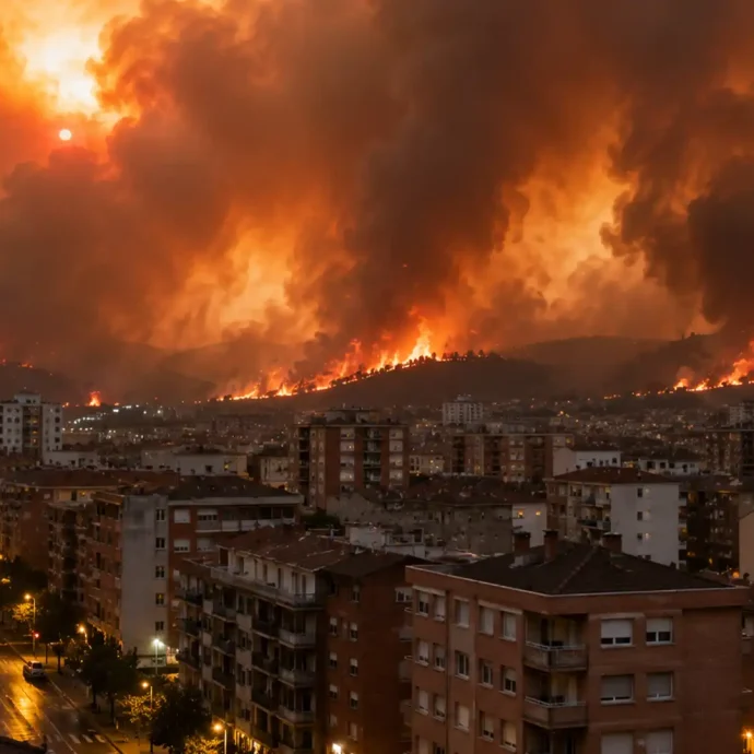 Cel mai grav incendiu din istoria Madridului. Incendiile de vegetație scăpate de sub control